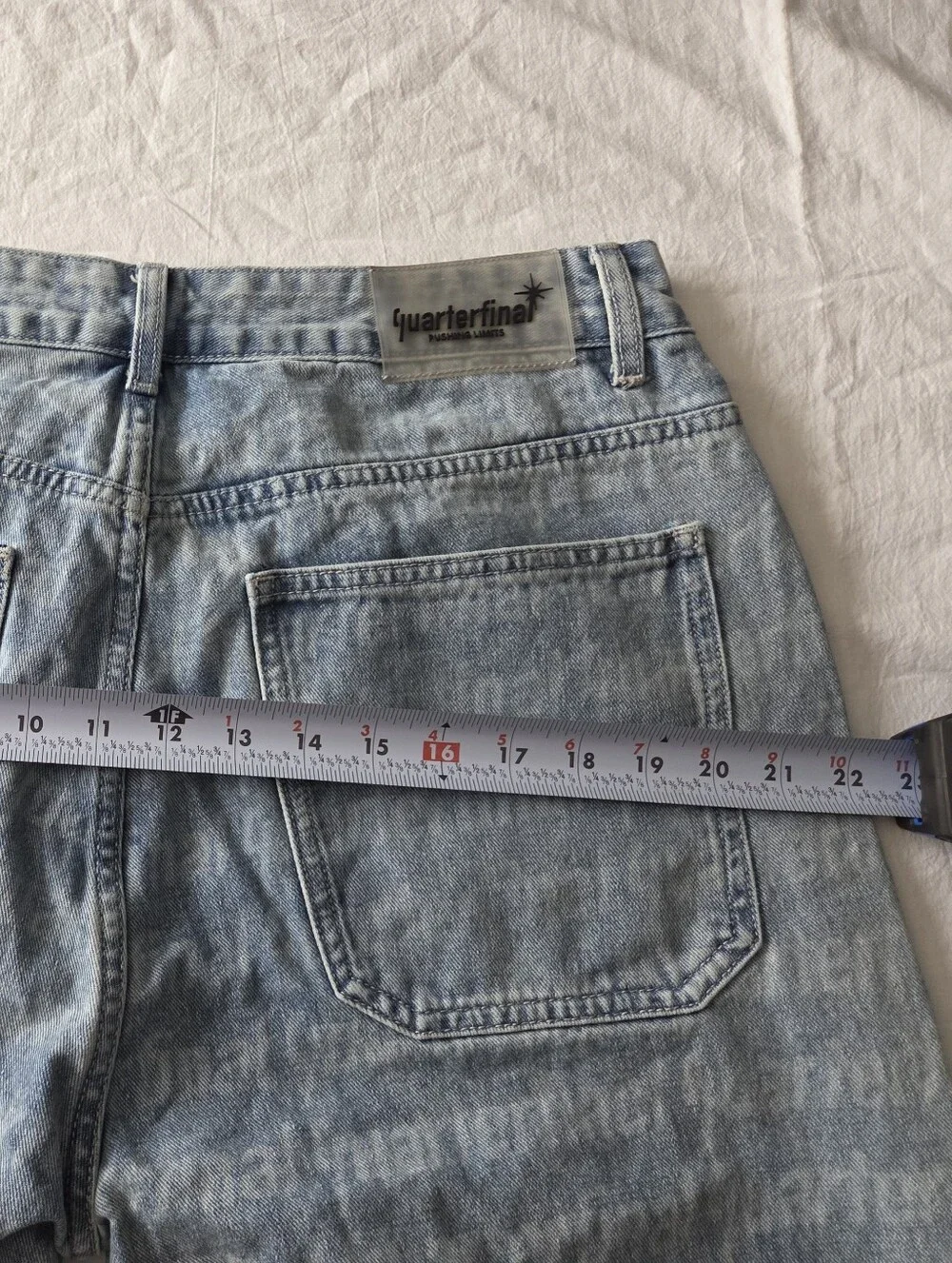 Light Blue Men's Distressed Jeans